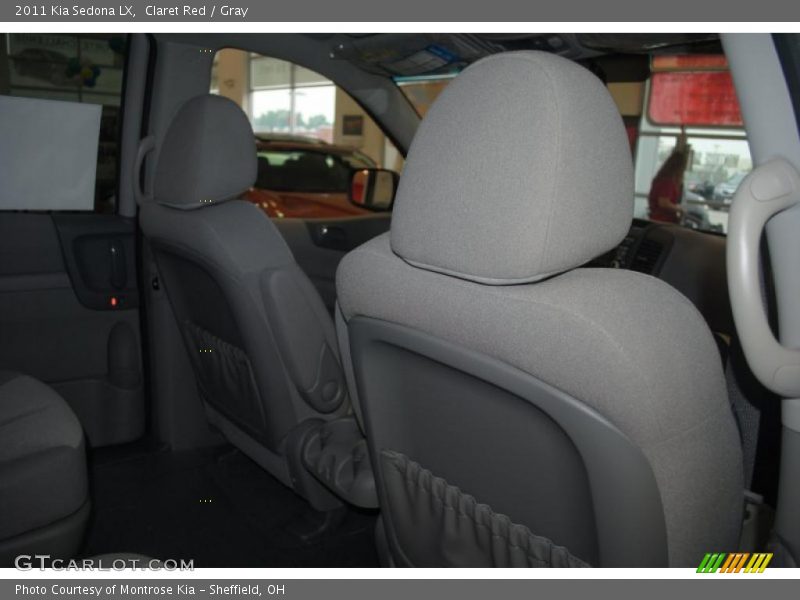 Claret Red / Gray 2011 Kia Sedona LX