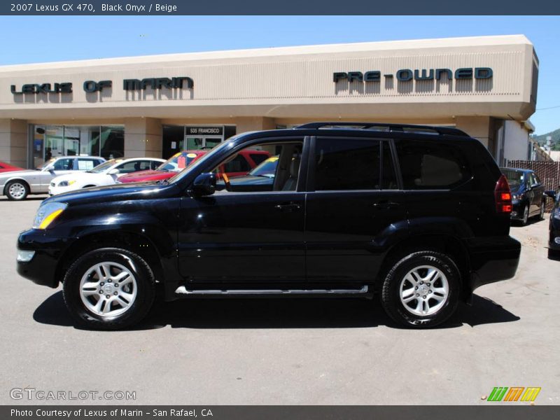 Black Onyx / Beige 2007 Lexus GX 470