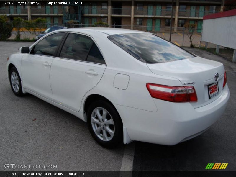 Super White / Bisque 2007 Toyota Camry LE