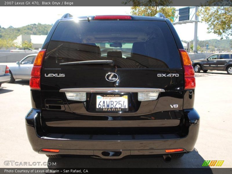 Black Onyx / Beige 2007 Lexus GX 470