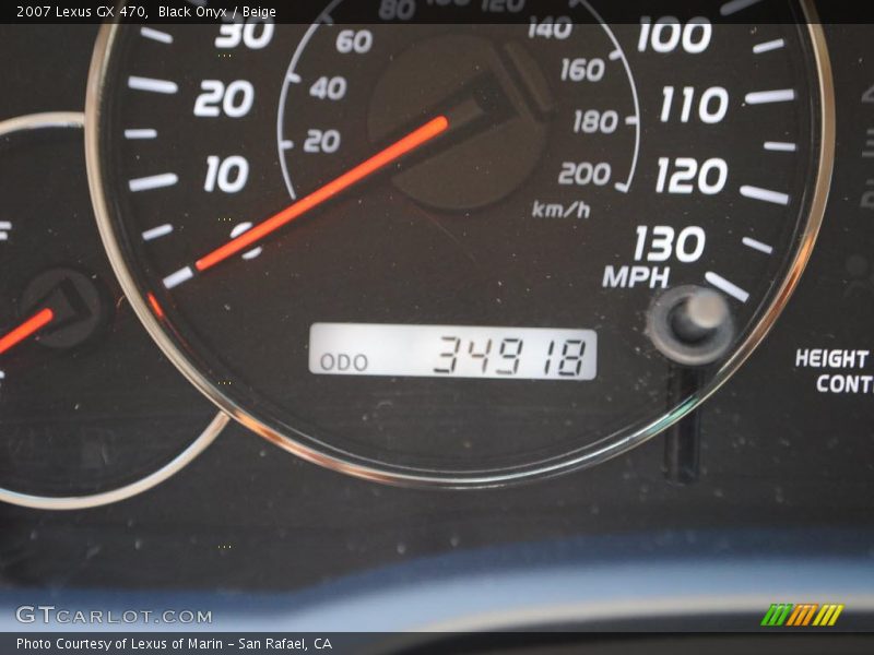 Black Onyx / Beige 2007 Lexus GX 470
