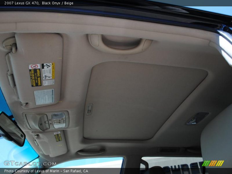 Black Onyx / Beige 2007 Lexus GX 470