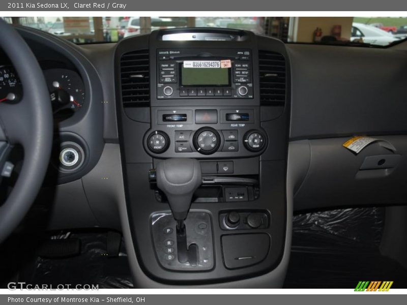 Claret Red / Gray 2011 Kia Sedona LX
