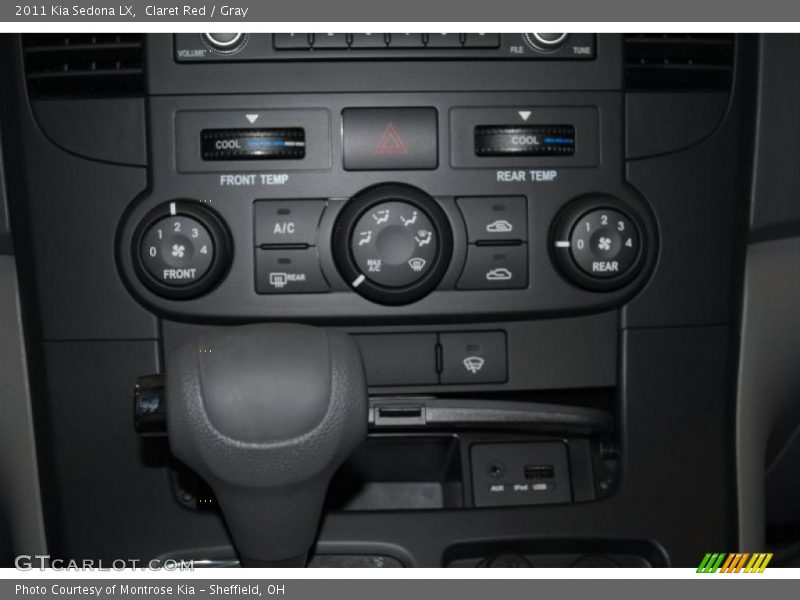 Claret Red / Gray 2011 Kia Sedona LX