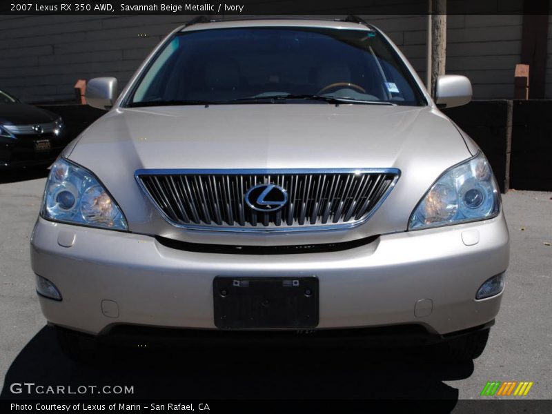 Savannah Beige Metallic / Ivory 2007 Lexus RX 350 AWD