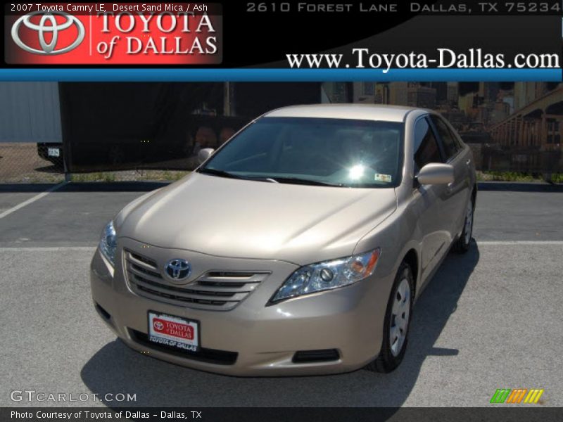 Desert Sand Mica / Ash 2007 Toyota Camry LE