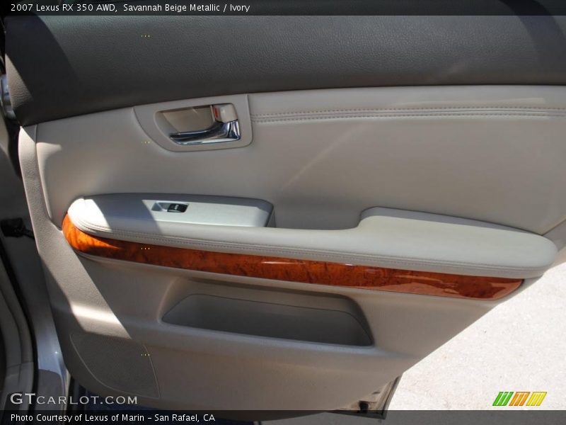 Savannah Beige Metallic / Ivory 2007 Lexus RX 350 AWD