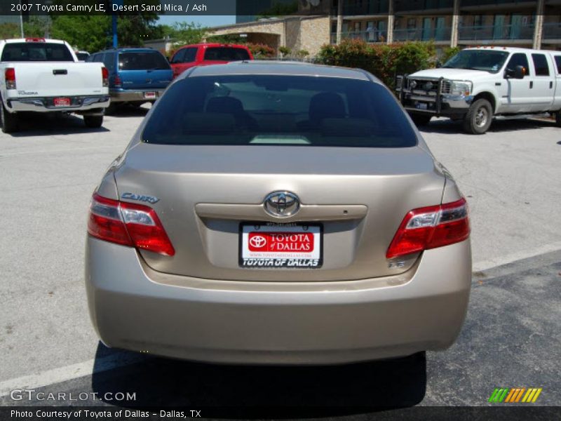 Desert Sand Mica / Ash 2007 Toyota Camry LE