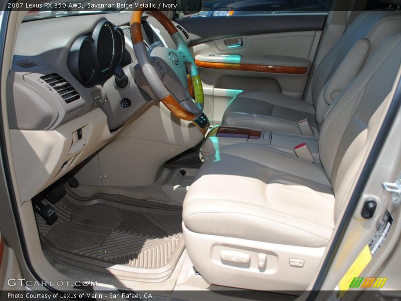 Savannah Beige Metallic / Ivory 2007 Lexus RX 350 AWD