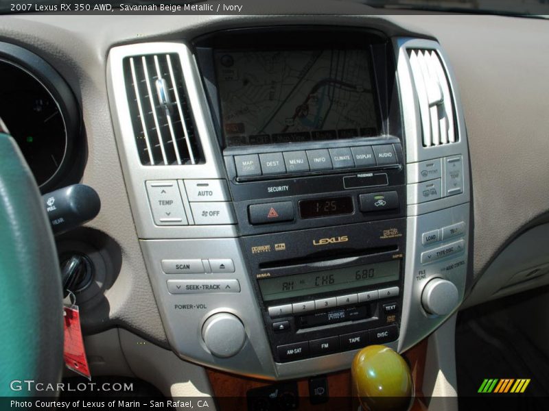 Savannah Beige Metallic / Ivory 2007 Lexus RX 350 AWD