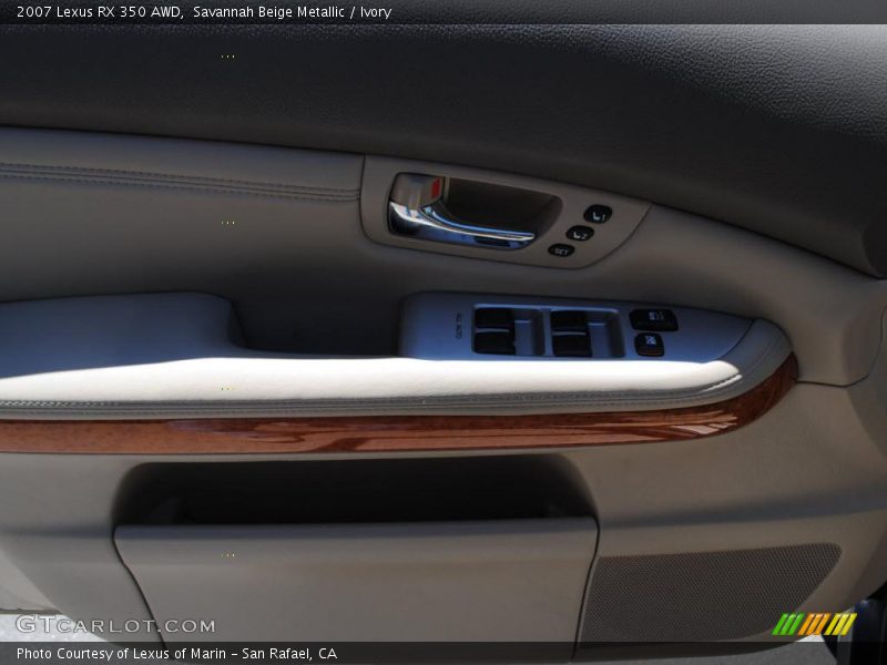 Savannah Beige Metallic / Ivory 2007 Lexus RX 350 AWD