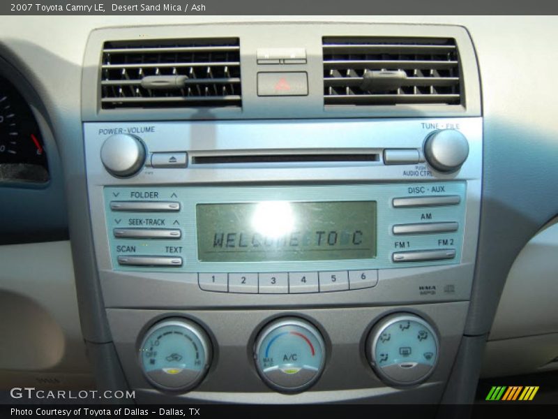 Desert Sand Mica / Ash 2007 Toyota Camry LE