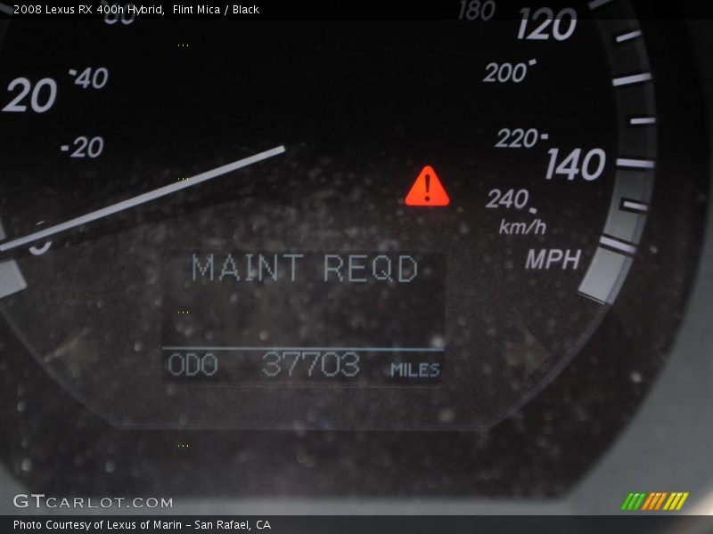 Flint Mica / Black 2008 Lexus RX 400h Hybrid