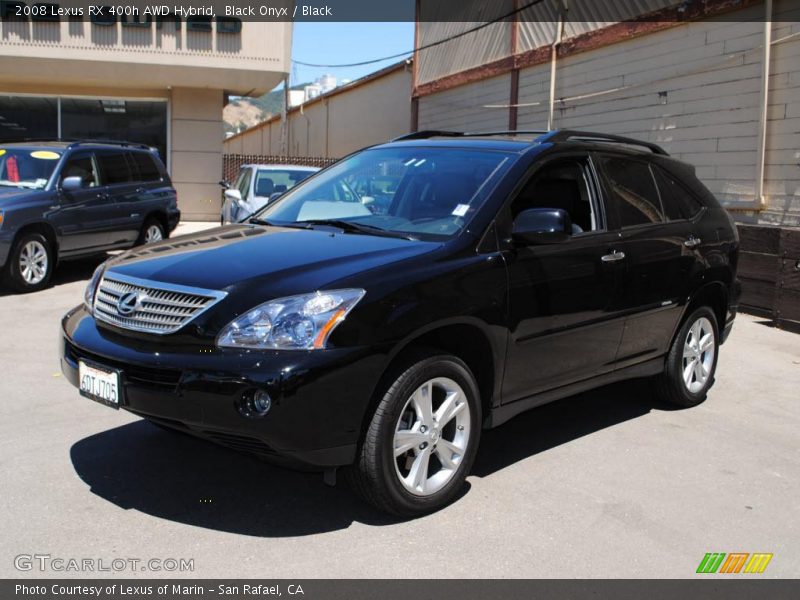 Black Onyx / Black 2008 Lexus RX 400h AWD Hybrid