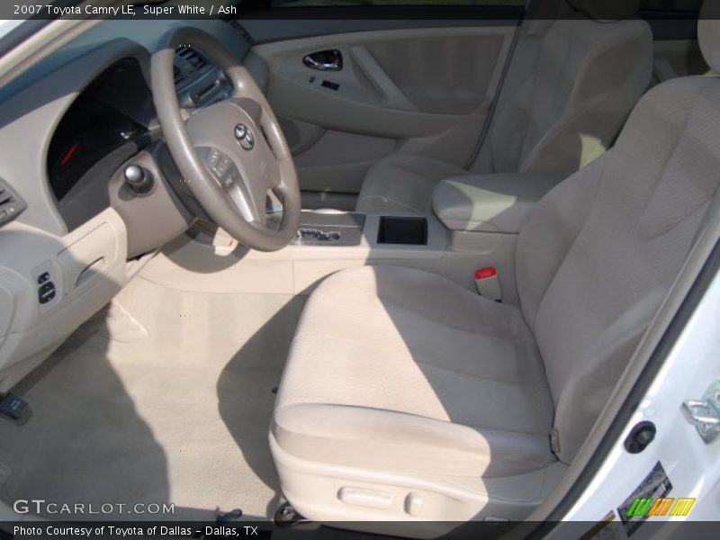 Super White / Ash 2007 Toyota Camry LE