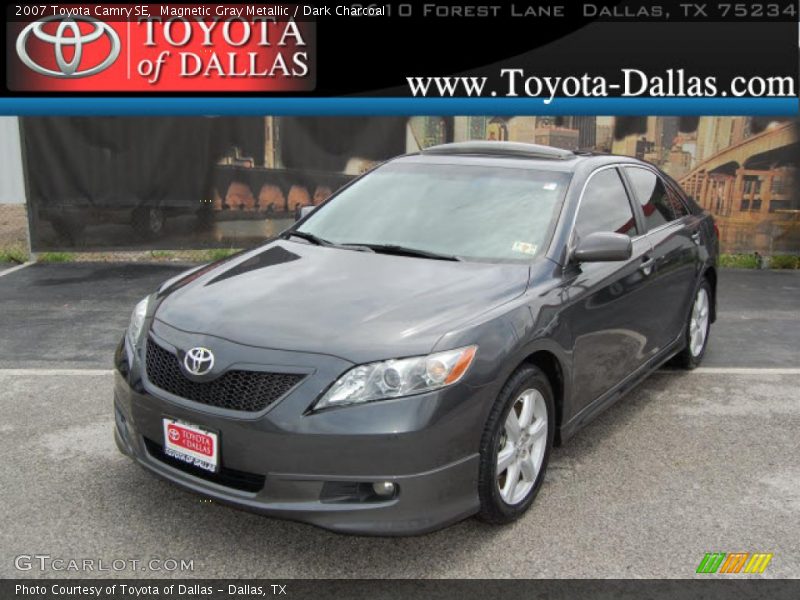 Magnetic Gray Metallic / Dark Charcoal 2007 Toyota Camry SE