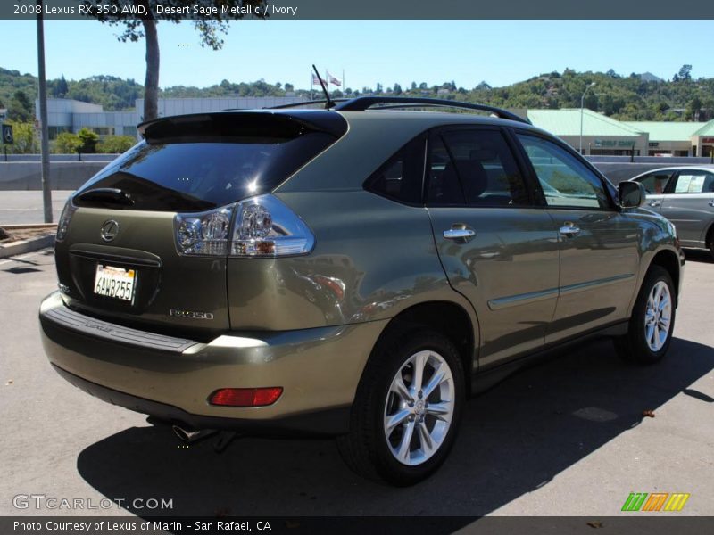 Desert Sage Metallic / Ivory 2008 Lexus RX 350 AWD