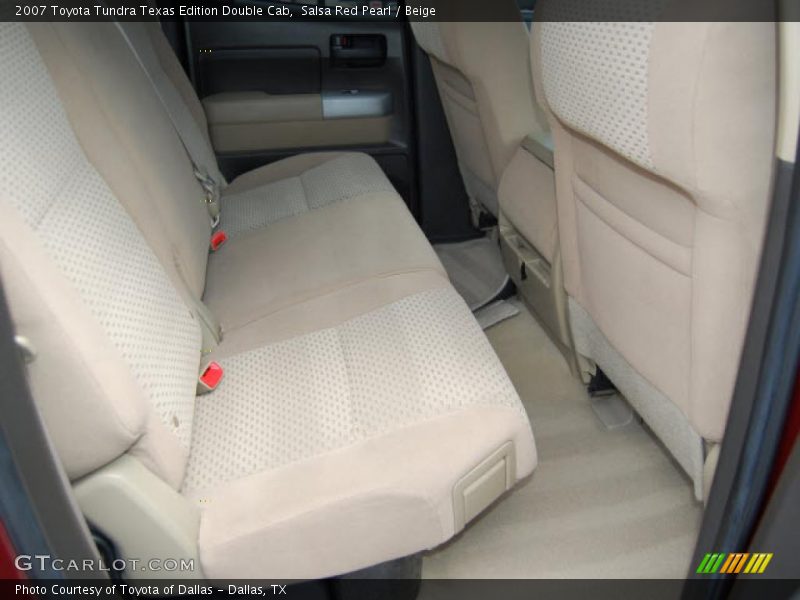 Salsa Red Pearl / Beige 2007 Toyota Tundra Texas Edition Double Cab