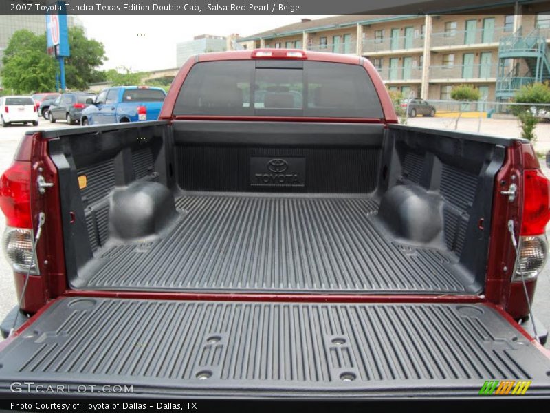 Salsa Red Pearl / Beige 2007 Toyota Tundra Texas Edition Double Cab