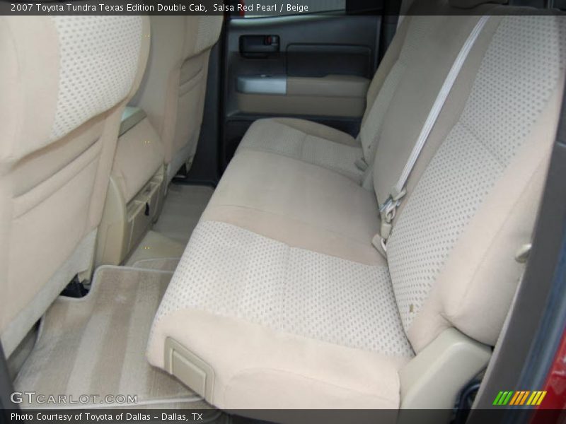 Salsa Red Pearl / Beige 2007 Toyota Tundra Texas Edition Double Cab