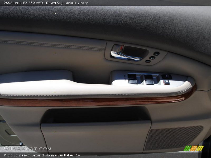 Desert Sage Metallic / Ivory 2008 Lexus RX 350 AWD