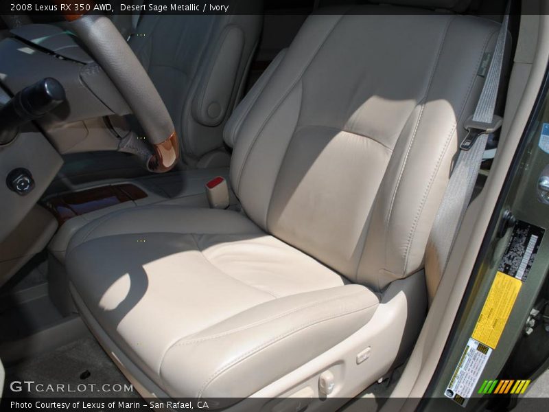 Desert Sage Metallic / Ivory 2008 Lexus RX 350 AWD