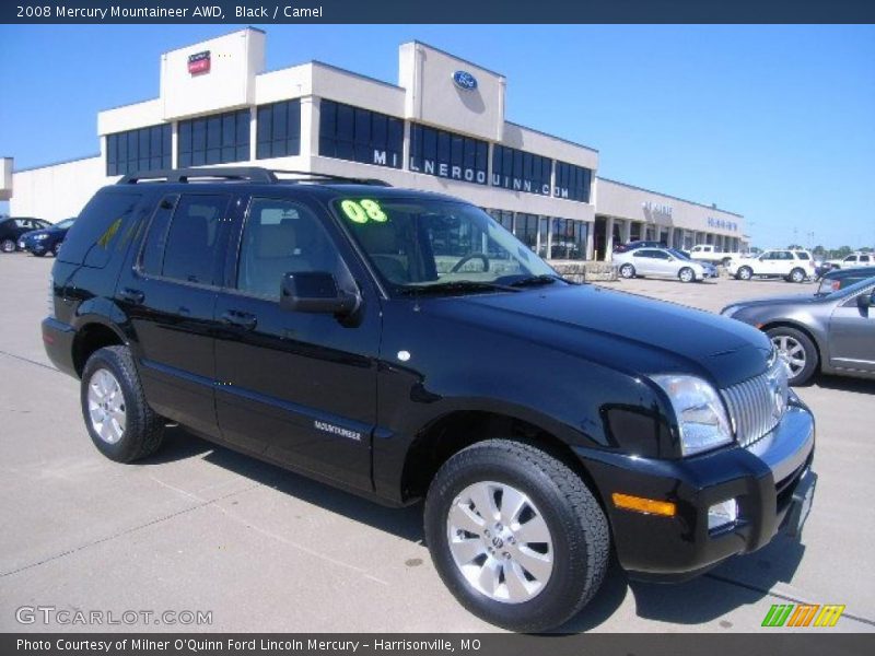 Black / Camel 2008 Mercury Mountaineer AWD