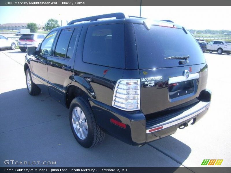 Black / Camel 2008 Mercury Mountaineer AWD