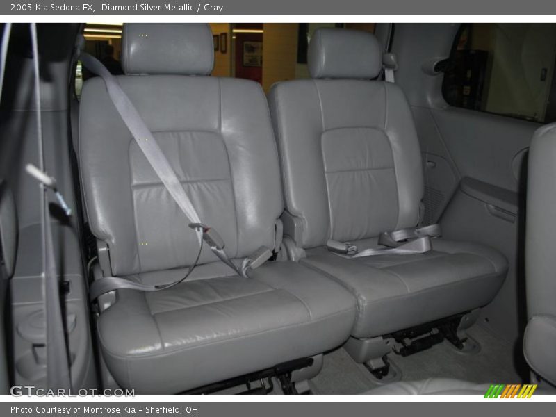 Diamond Silver Metallic / Gray 2005 Kia Sedona EX