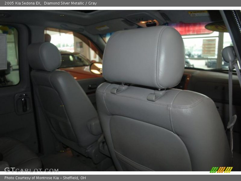 Diamond Silver Metallic / Gray 2005 Kia Sedona EX