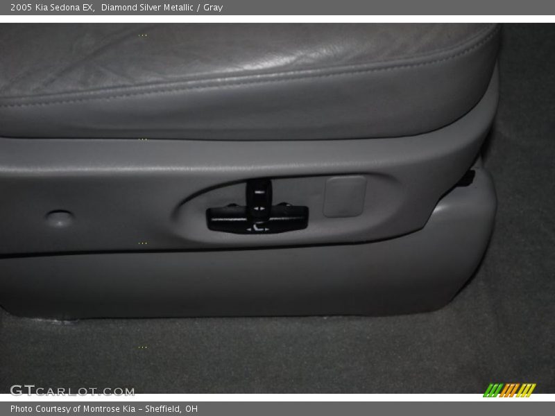 Diamond Silver Metallic / Gray 2005 Kia Sedona EX
