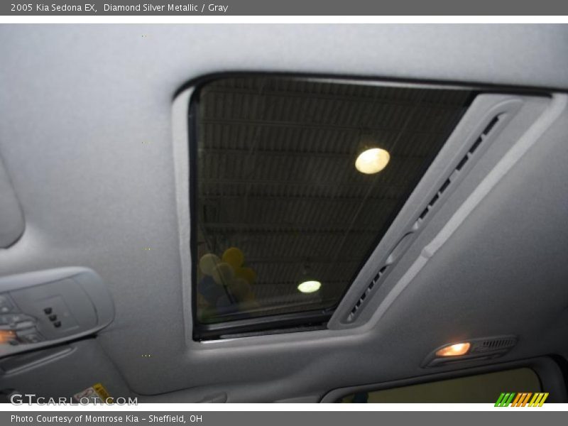 Diamond Silver Metallic / Gray 2005 Kia Sedona EX