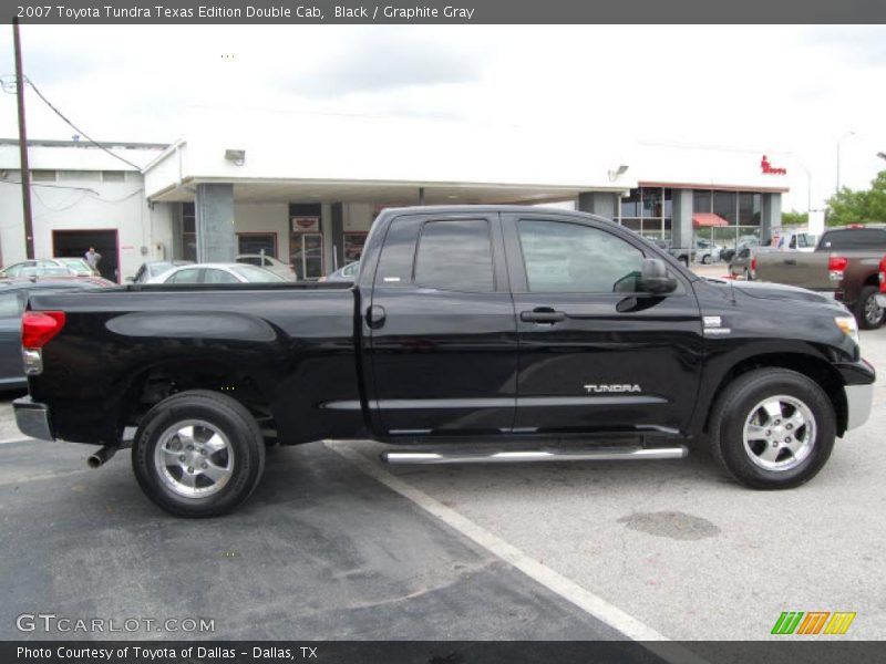 Black / Graphite Gray 2007 Toyota Tundra Texas Edition Double Cab