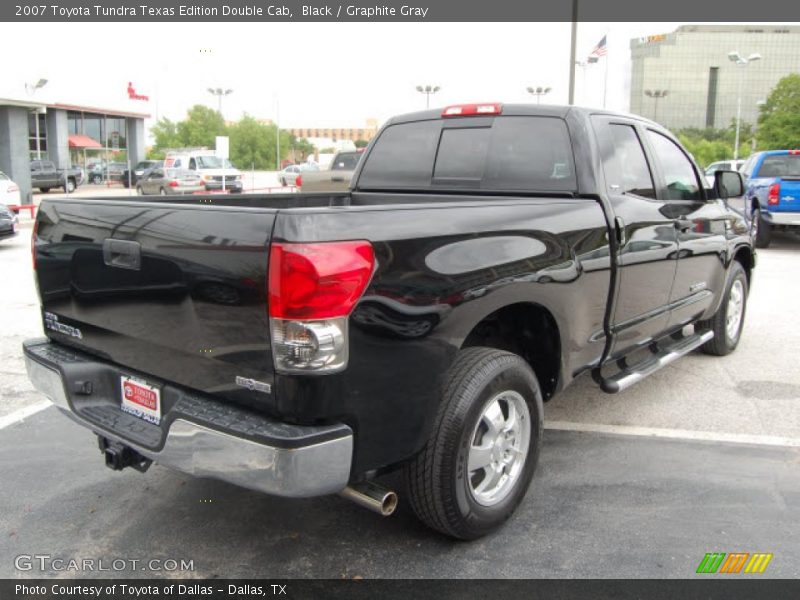 Black / Graphite Gray 2007 Toyota Tundra Texas Edition Double Cab