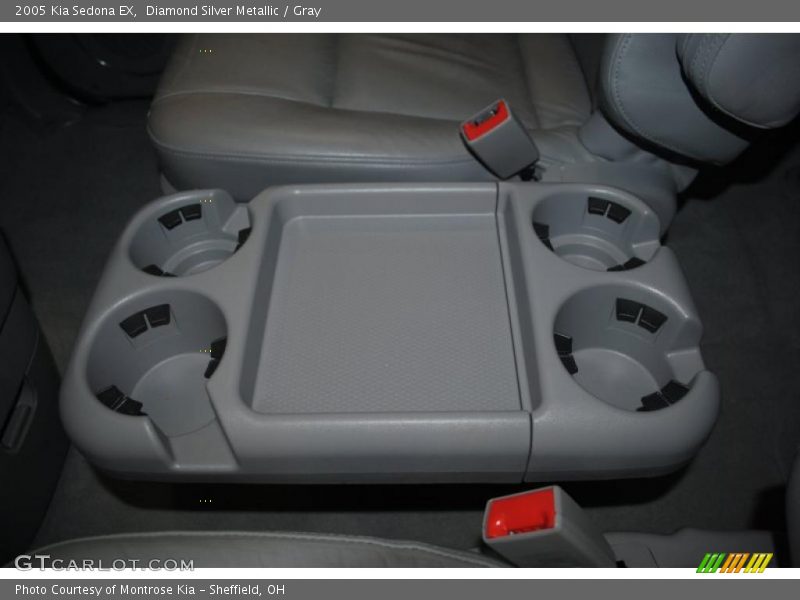 Diamond Silver Metallic / Gray 2005 Kia Sedona EX