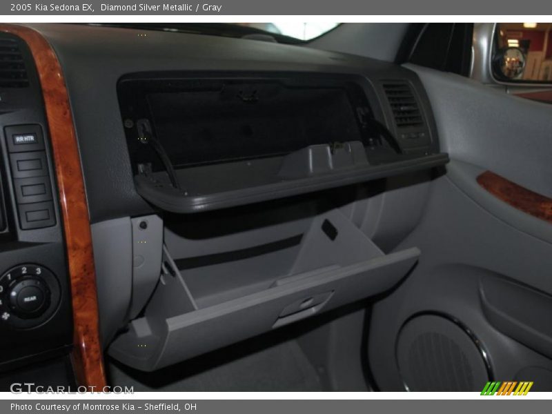 Diamond Silver Metallic / Gray 2005 Kia Sedona EX