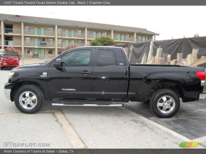 Black / Graphite Gray 2007 Toyota Tundra Texas Edition Double Cab