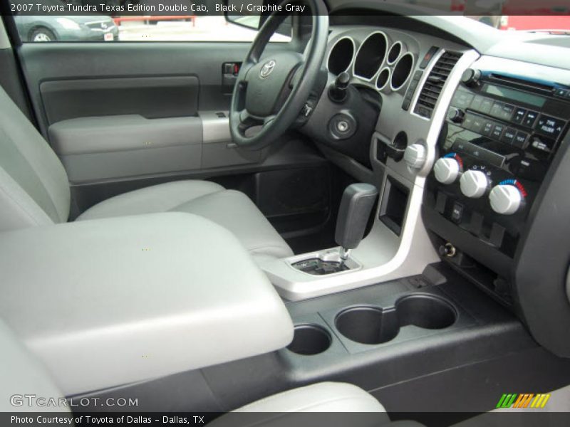 Black / Graphite Gray 2007 Toyota Tundra Texas Edition Double Cab
