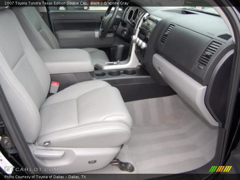 Black / Graphite Gray 2007 Toyota Tundra Texas Edition Double Cab