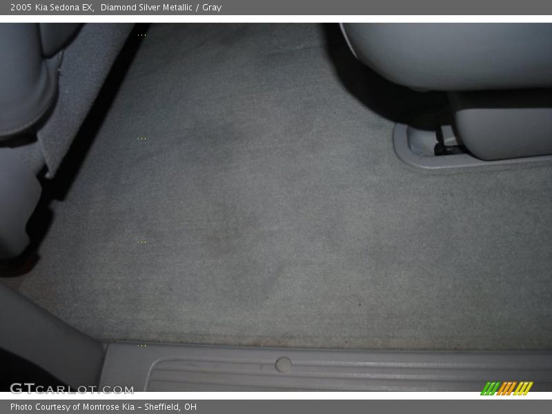Diamond Silver Metallic / Gray 2005 Kia Sedona EX