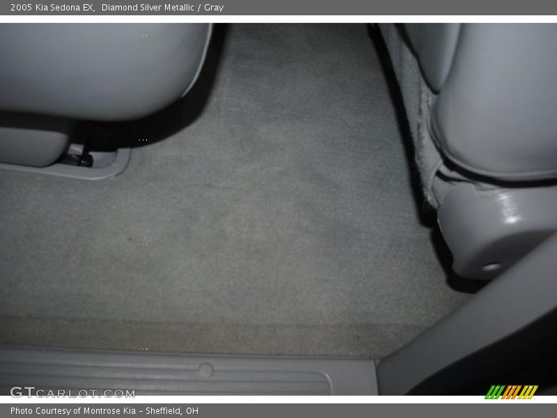 Diamond Silver Metallic / Gray 2005 Kia Sedona EX