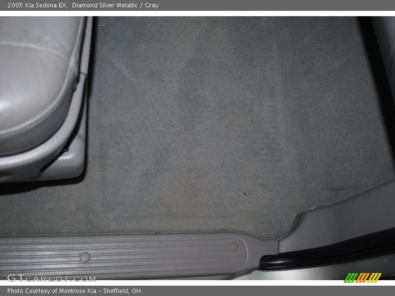 Diamond Silver Metallic / Gray 2005 Kia Sedona EX