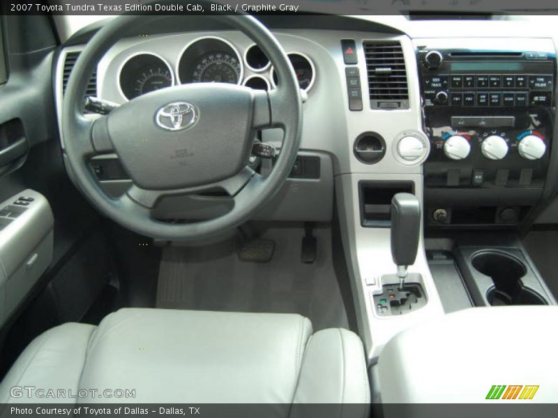 Black / Graphite Gray 2007 Toyota Tundra Texas Edition Double Cab