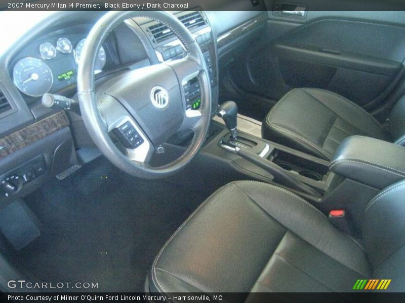 Black Ebony / Dark Charcoal 2007 Mercury Milan I4 Premier