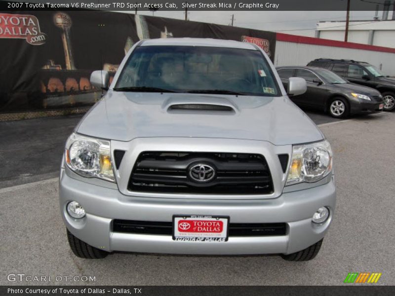 Silver Streak Mica / Graphite Gray 2007 Toyota Tacoma V6 PreRunner TRD Sport Access Cab