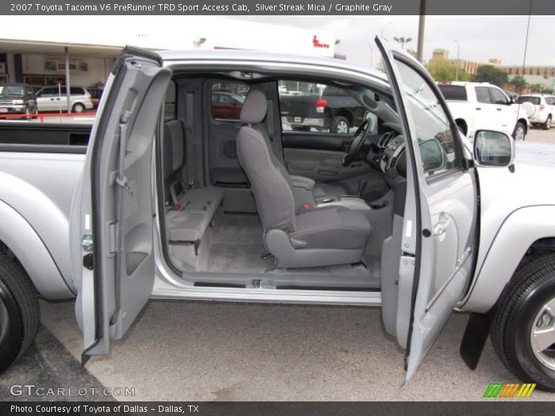 Silver Streak Mica / Graphite Gray 2007 Toyota Tacoma V6 PreRunner TRD Sport Access Cab