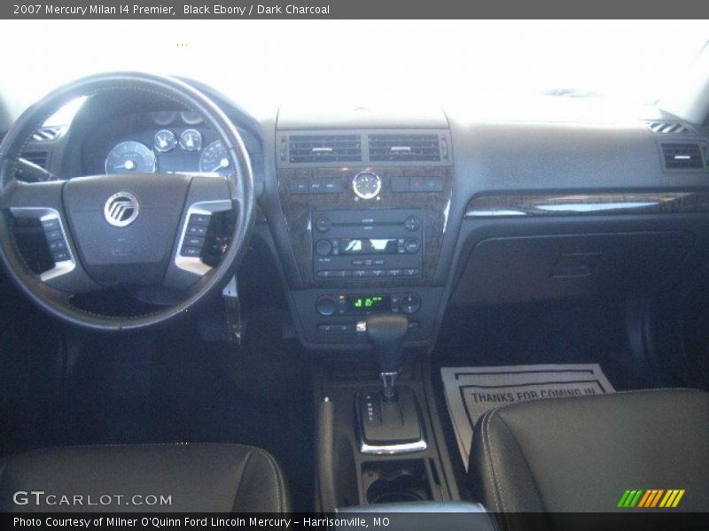 Black Ebony / Dark Charcoal 2007 Mercury Milan I4 Premier