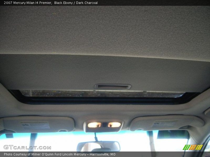 Black Ebony / Dark Charcoal 2007 Mercury Milan I4 Premier