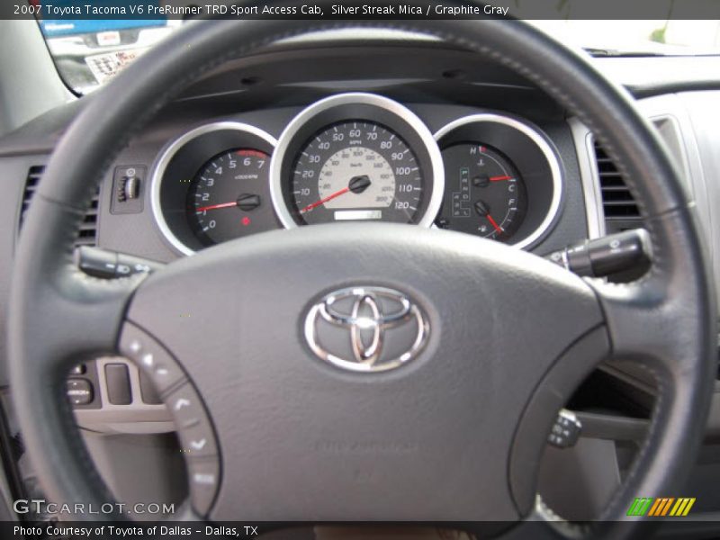 Silver Streak Mica / Graphite Gray 2007 Toyota Tacoma V6 PreRunner TRD Sport Access Cab