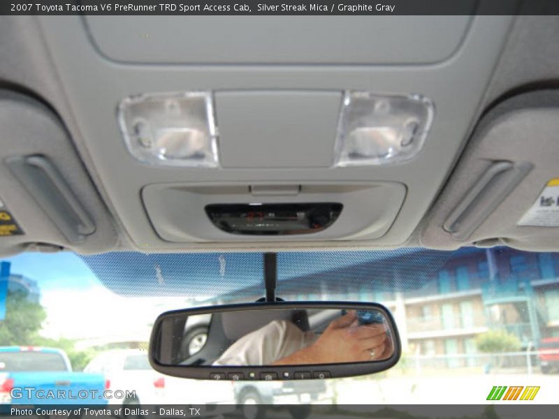 Silver Streak Mica / Graphite Gray 2007 Toyota Tacoma V6 PreRunner TRD Sport Access Cab